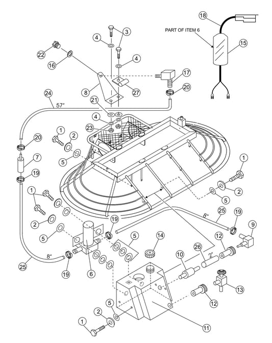 HTH-Series Spray Assembly Parts By Multiquip Whiteman