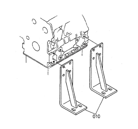 HTH44T KUBOTA V-1505— Engine Stand Assembly Parts By Multiquip Whiteman