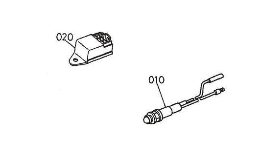 HTH44T KUBOTA V-1505— Glow Plug/Lamp And Timer Assembly Parts By Multiquip Whiteman