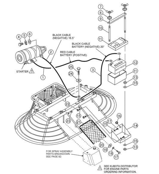 HTH44T— Battery Assembly Parts By Multiquip Whiteman