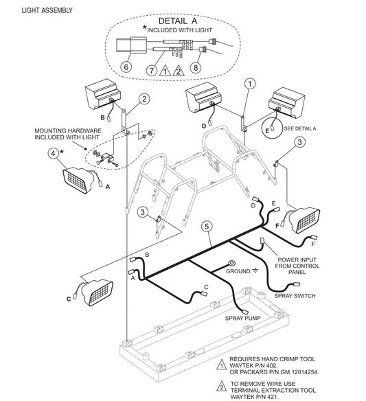 HTH44T— Light Assembly Parts By Multiquip Whiteman