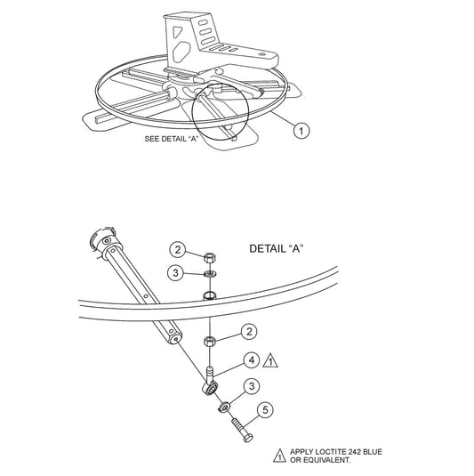HTH44T— Stabilizer Ring Assembly Parts By Multiquip Whiteman