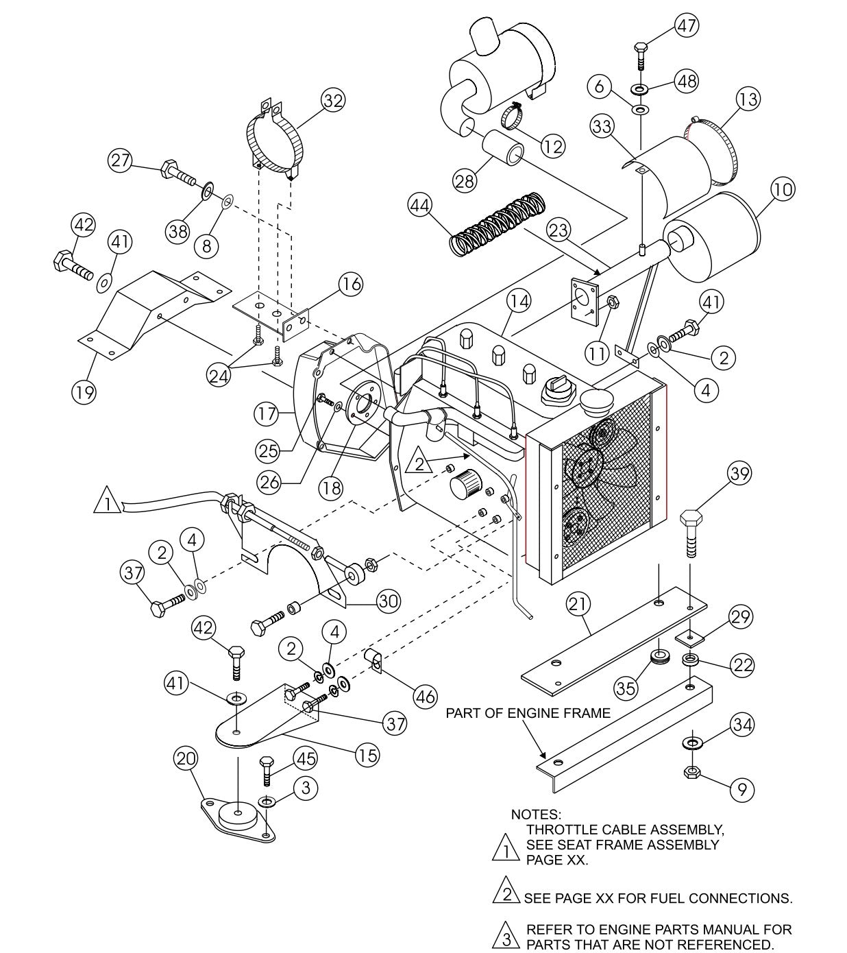 HTH — Engine (Vanguard) Assembly Parts By Multiquip Whiteman