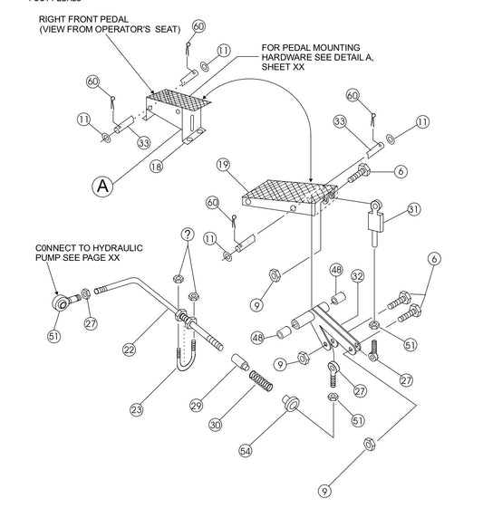 HTH — Foot Pedals Assembly Parts By Multiquip Whiteman