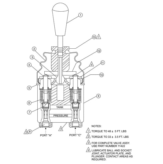 HTH — Valve (Right Side) Assembly Parts By Multiquip Whiteman