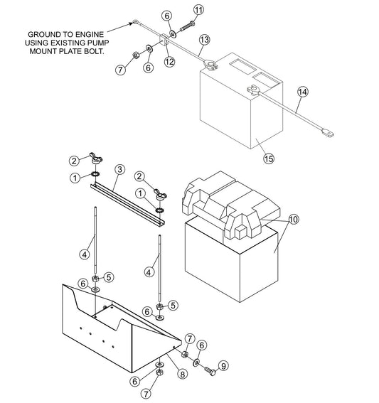HTX44K4-K5-Y4-Y5— Battery Assembly Parts By Multiquip Whiteman