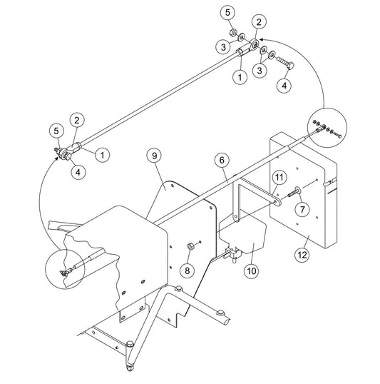 HTX44K4-K5-Y4-Y5— Frame Assembly (Right-Rear) Parts By Multiquip Whiteman