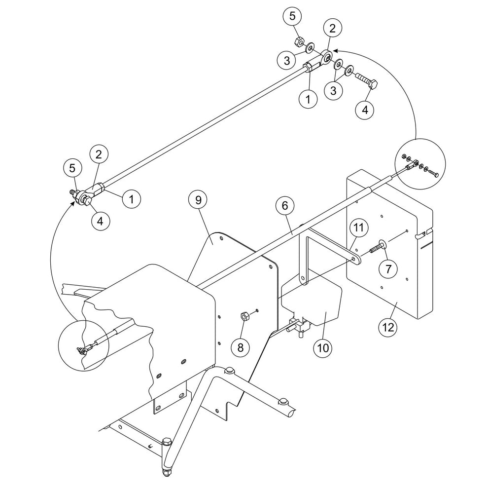 HTX44K4-K5-Y4-Y5— Frame Assembly (Right-Rear) Parts By Multiquip Whiteman