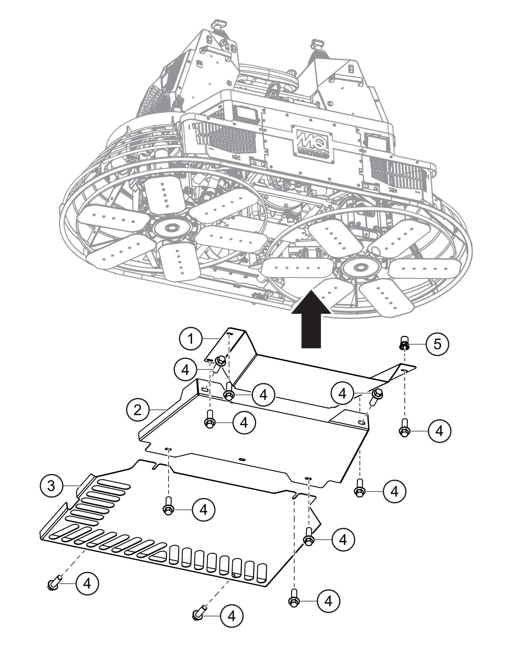 HTX6H Bottom Plate Assembly Parts