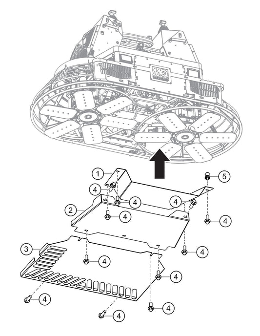 HTX6H Bottom Plate Assembly Parts