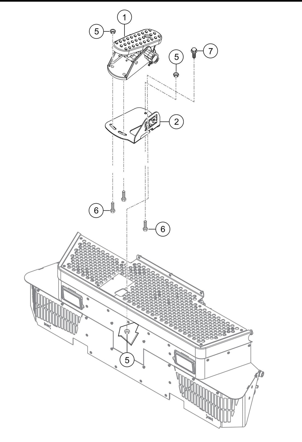 HTXG6DF S/N PD2003218 And Above Platform Assembly Parts