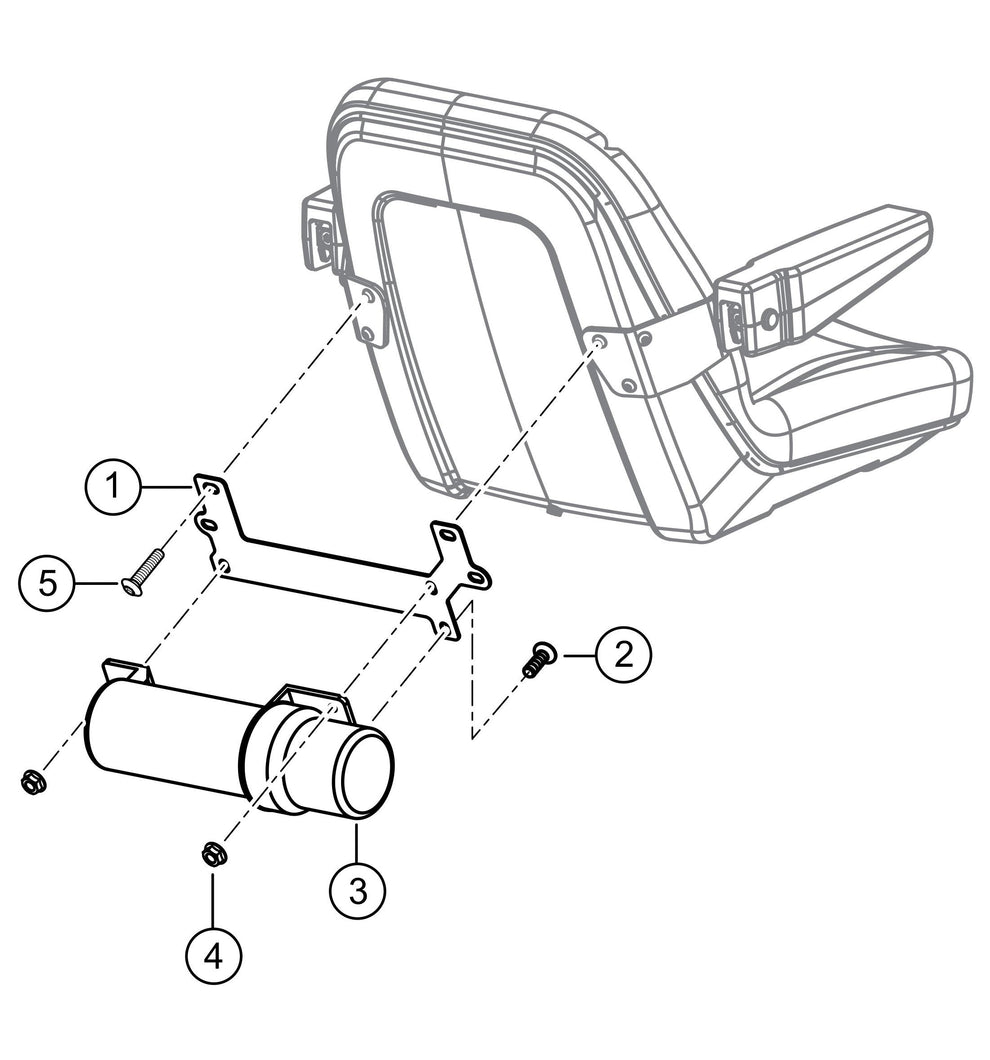 HTXG6DF SN PD2003218 And Above Seat Frame-Document Holder Assembly Parts
