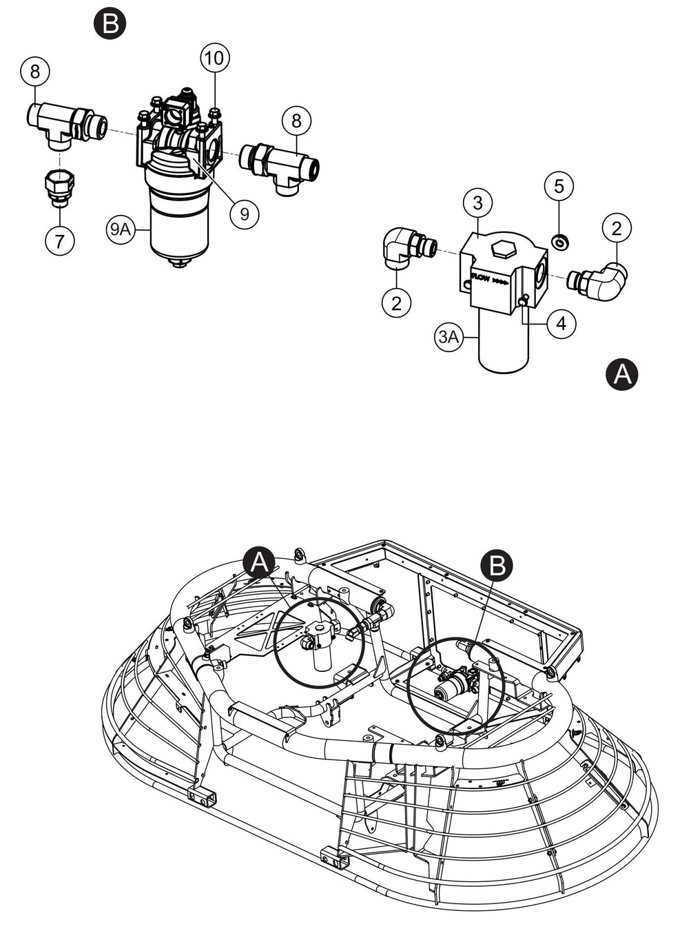 HTXG6DF SN PD2003218 And Above Filter Assembly Parts