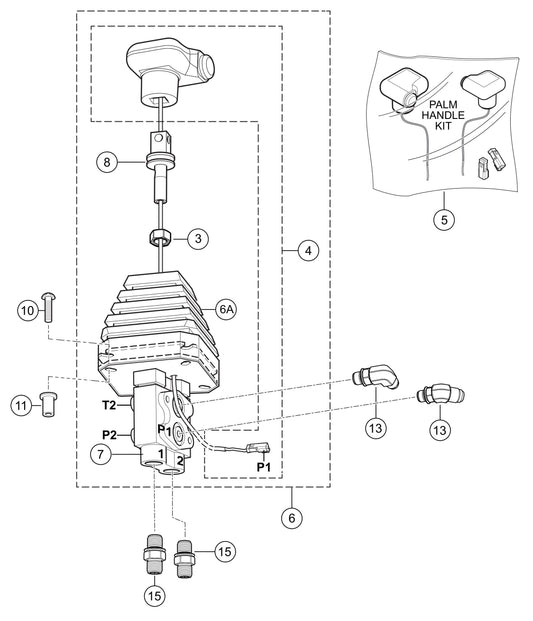 HTXG6DF SN PD2003218 And Above Left-Hand Valve Assembly Parts