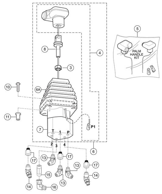 HTXG6DF SN PD2003218 And Above Right-Hand Valve Assembly Parts