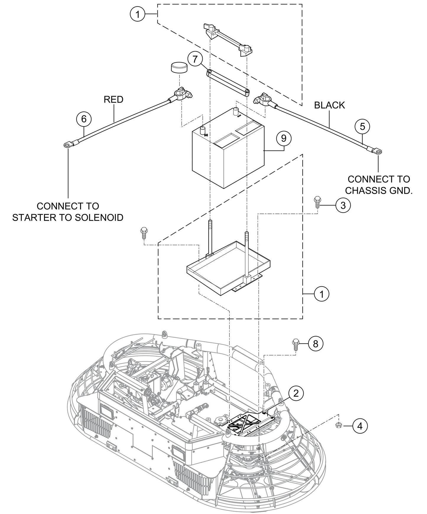 HTXG6DF SN PD2003218 And Above Battery Assembly Parts