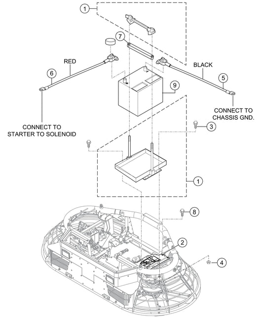 HTXG6DF SN PD2003218 And Above Battery Assembly Parts