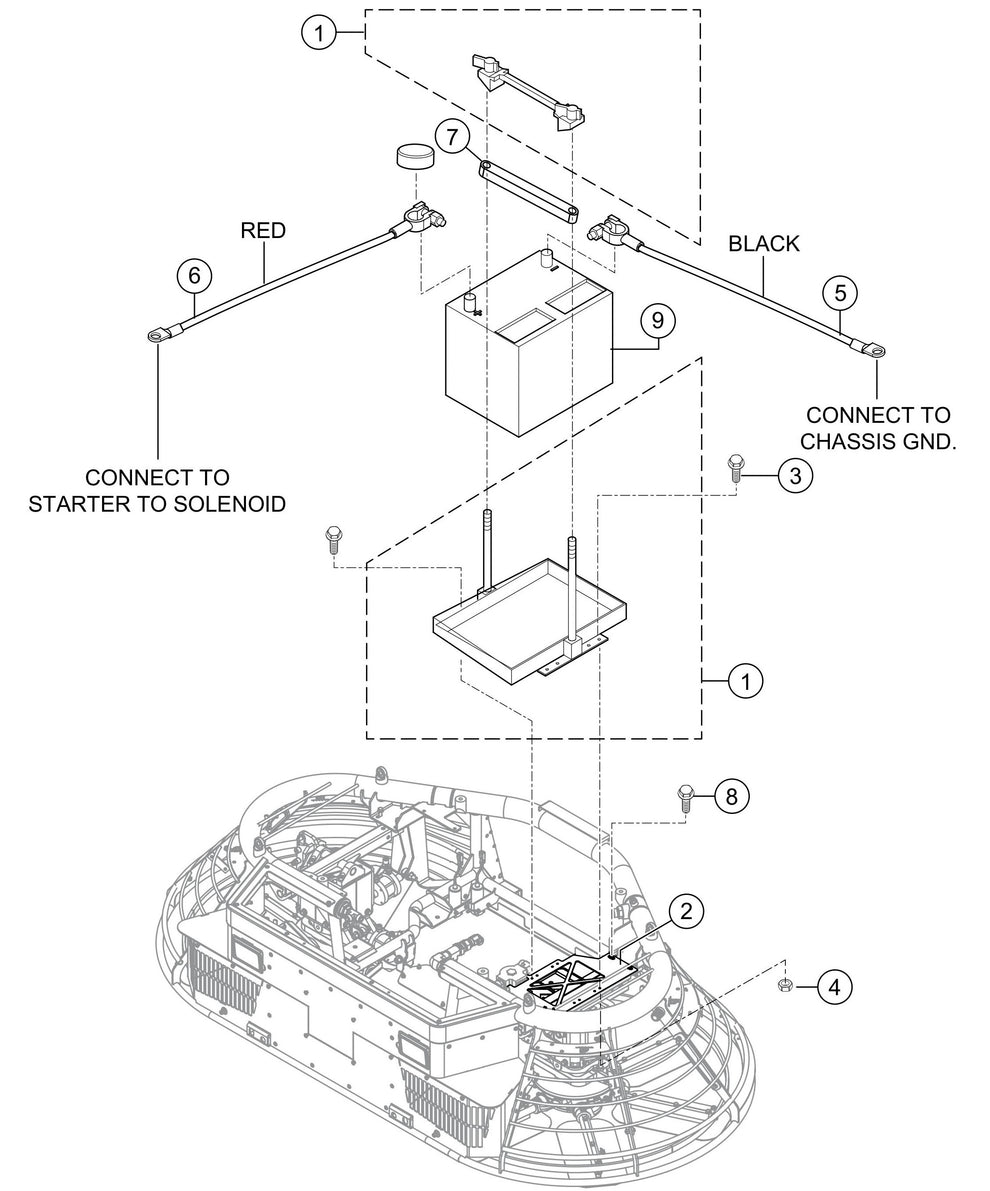 HTXG6DF SN PD2003218 And Above Battery Assembly Parts