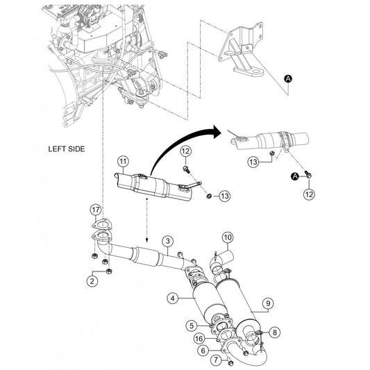 HTXG6DF SN PB2003172 And Below — Exhaust Assembly Parts By Multiquip Whiteman