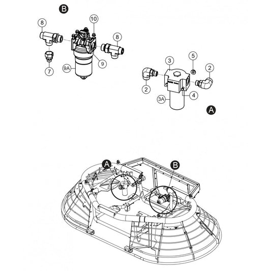 HTXG6DF SN PB2003172 And Below — Filter Assembly Parts By Multiquip Whiteman
