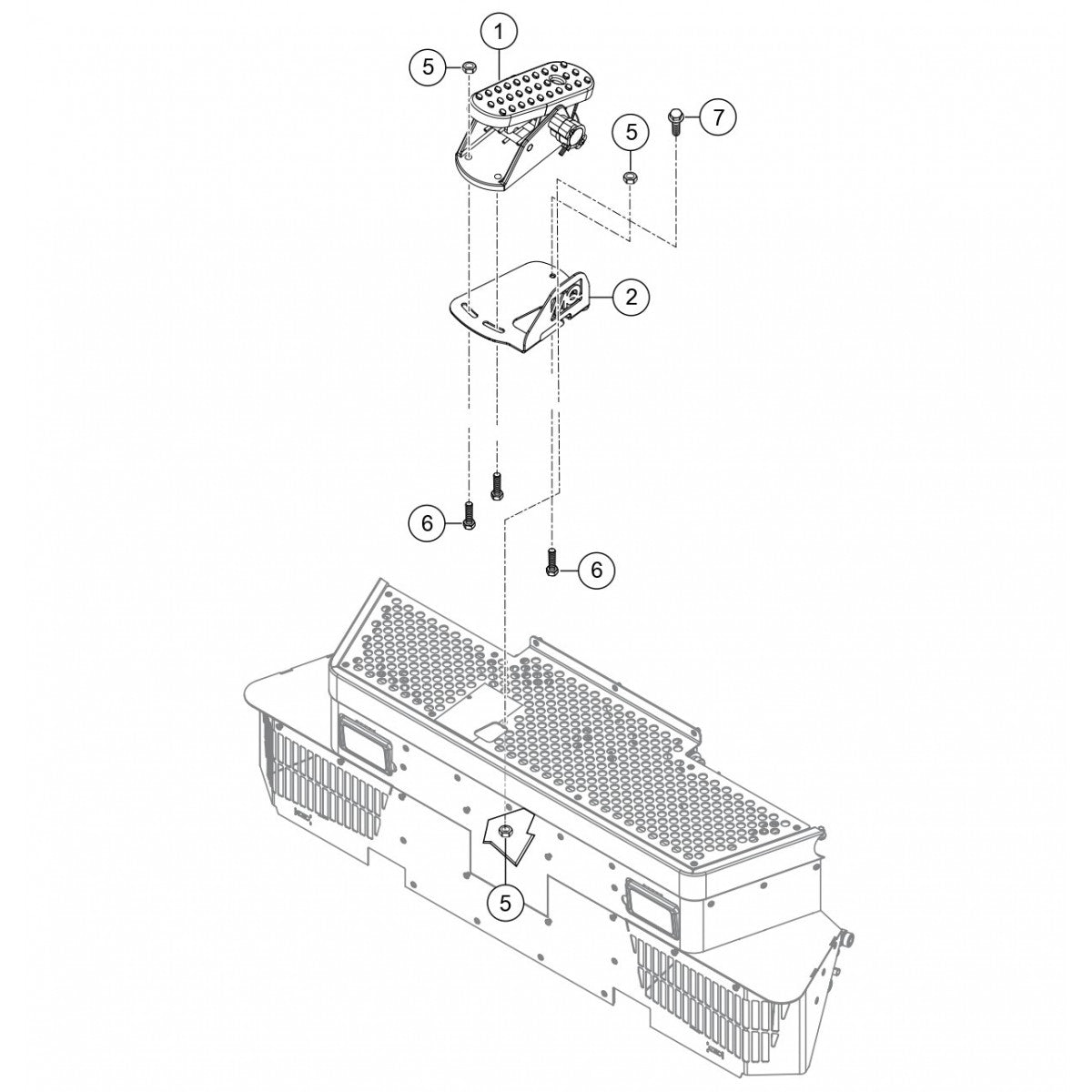 HTXG6DF SN PB2003172 And Below — Platform Assembly Parts By Multiquip Whiteman