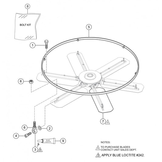 HTXG6DF SN PB2003172 And Below — Stabilizer Assembly Parts By Multiquip Whiteman