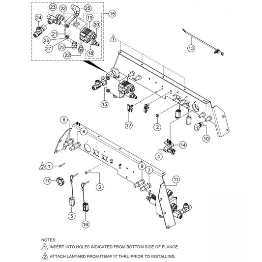 HTXG6DF SN PB2003172 And Below — Test Port Assembly Parts By Multiquip Whiteman