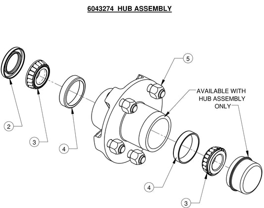 CC7874XL Hub Assembly