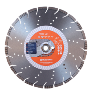 12&quot; Husqvarna 542751358 Vari-Cut Diamond Saw Blade Wet/Dry 5 pc