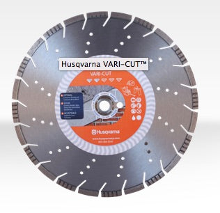 14" Husqvarna 542773481 QH5 Diamond Saw Blade Wet/Dry- 5 pc