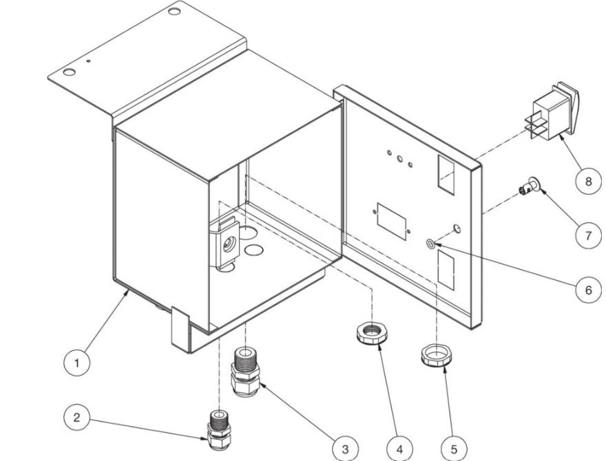 HVS Series Electric Box Assembly Parts by Mi-T-M.
