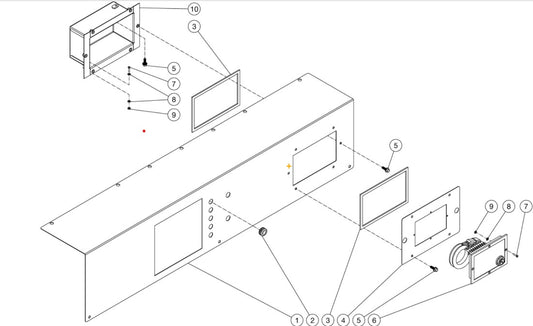 HVS-3006-0B7G, HVS-3008-0B7G, HVS-3505-0B7G, HVS-4005-0B7G  (sn:0-15160030) Control Panel Assembly  Parts by Mi-T-M