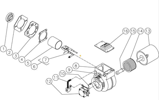HVS-3008-1H6G, HVS-4004-0H6A Burner Fuel Tank Assembly Parts by Mi-T-M
