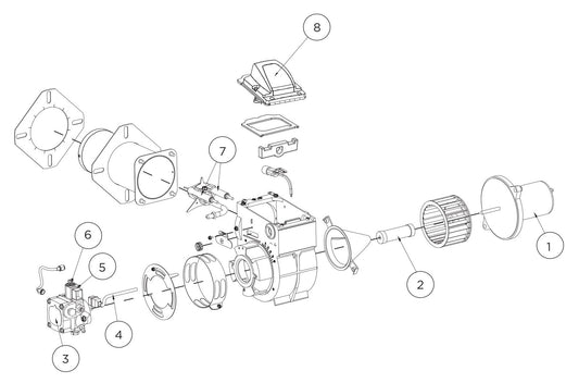 BE HW152EA Pressure Washer MSR 120V Wayne Burner Parts by BE Power Equipment