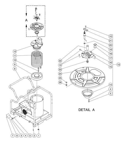 BE HW2765HAD Boiler Assembly Parts by BE Power Equipment