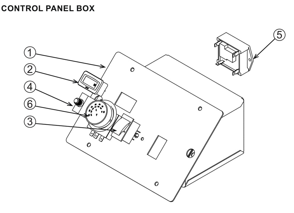 BE HW3024HG12V Pressure Washer Control Panel Box Assembly Parts by BE Power Equipment