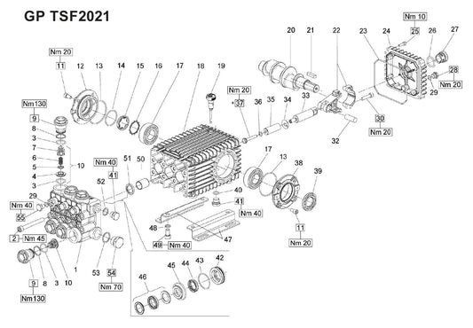 BE HW3524HG12V Pressure Washer GP TSF2021 Parts by BE Power Equipment