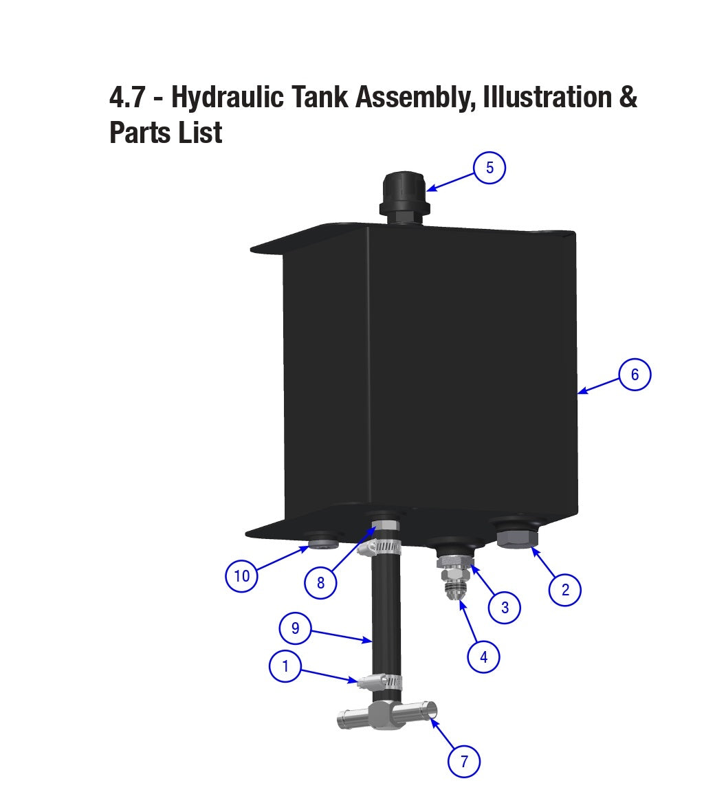 AT16 Hydraulic Tank Assembly Parts By Allen Engineering