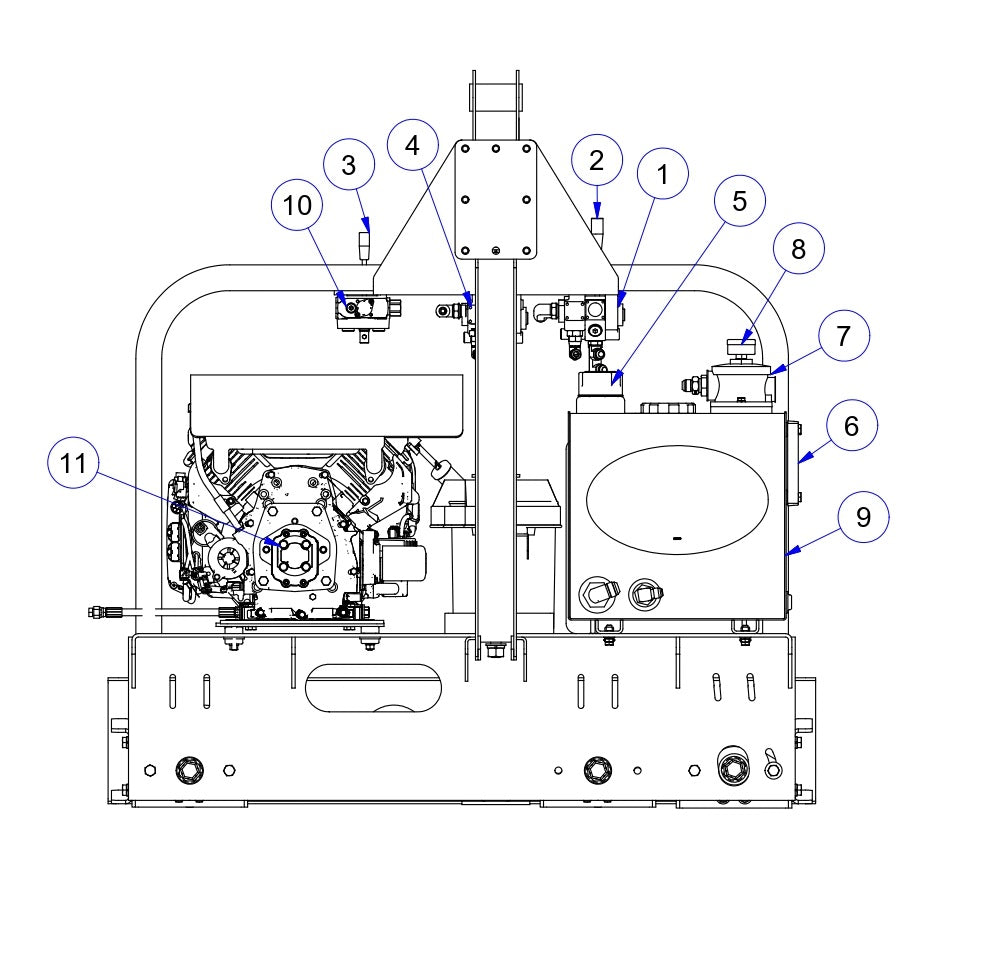 TRTP75 Hydraulic Assembly Parts by Allen Engineering