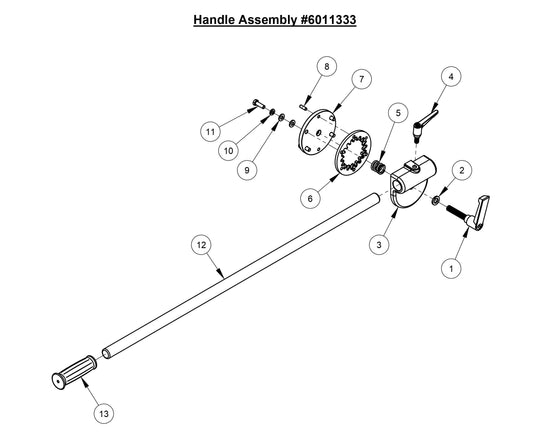 CC4144DXL Handle Assembly