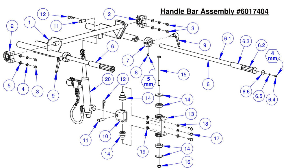 CC7574DK Handle Bar Assembly