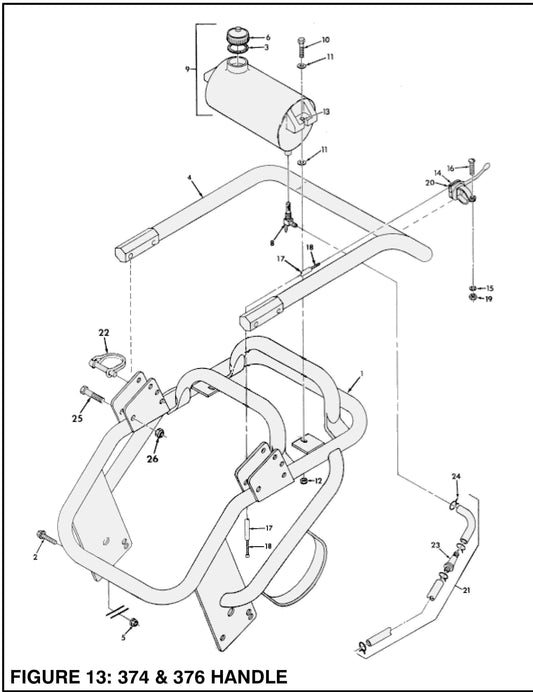 374 &amp; 376 Handle Parts By MBW