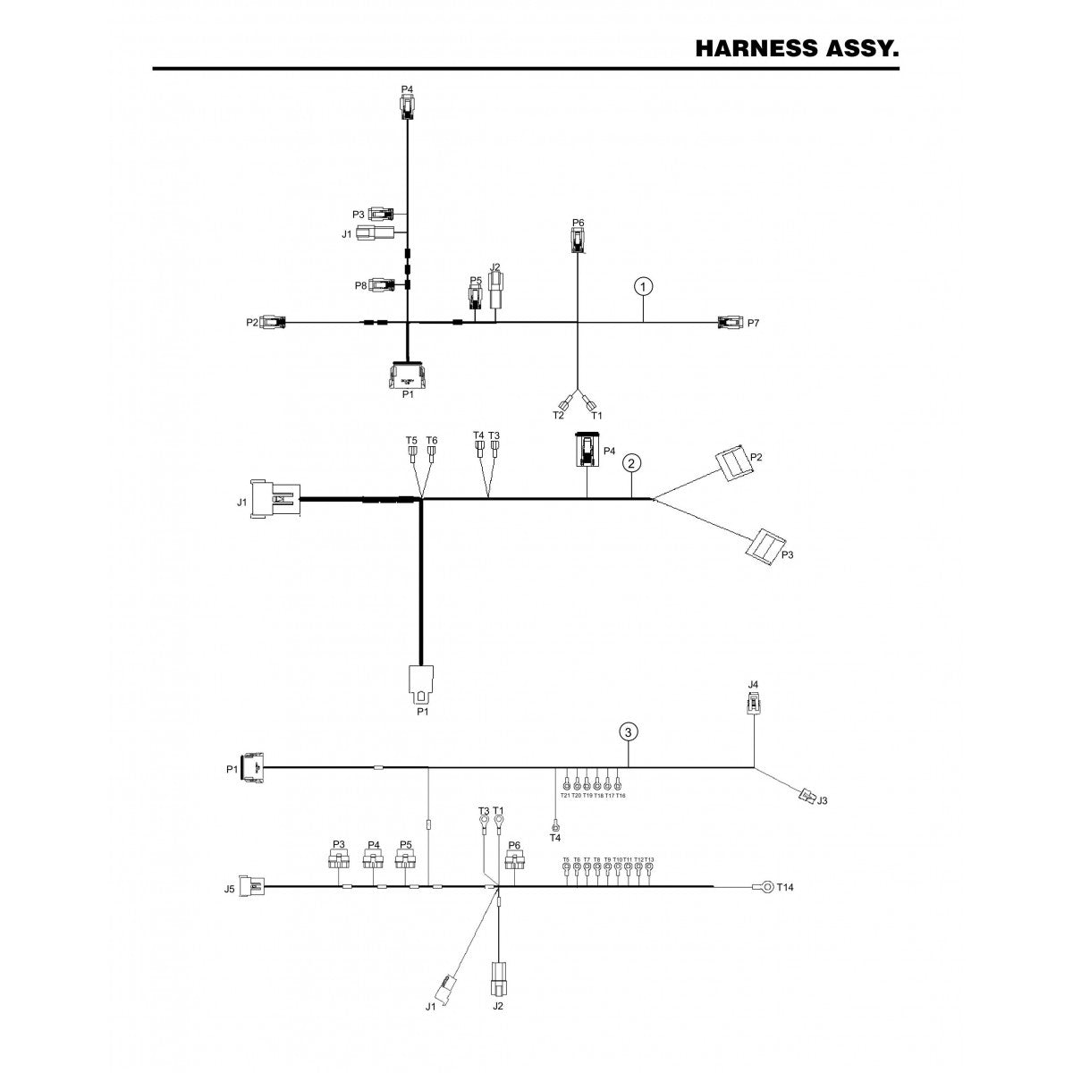 HHNG4 HHNG5 Harness Assembly
