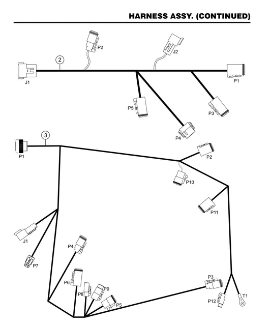 STXDF Harness Assembly (Continued) Fig 1