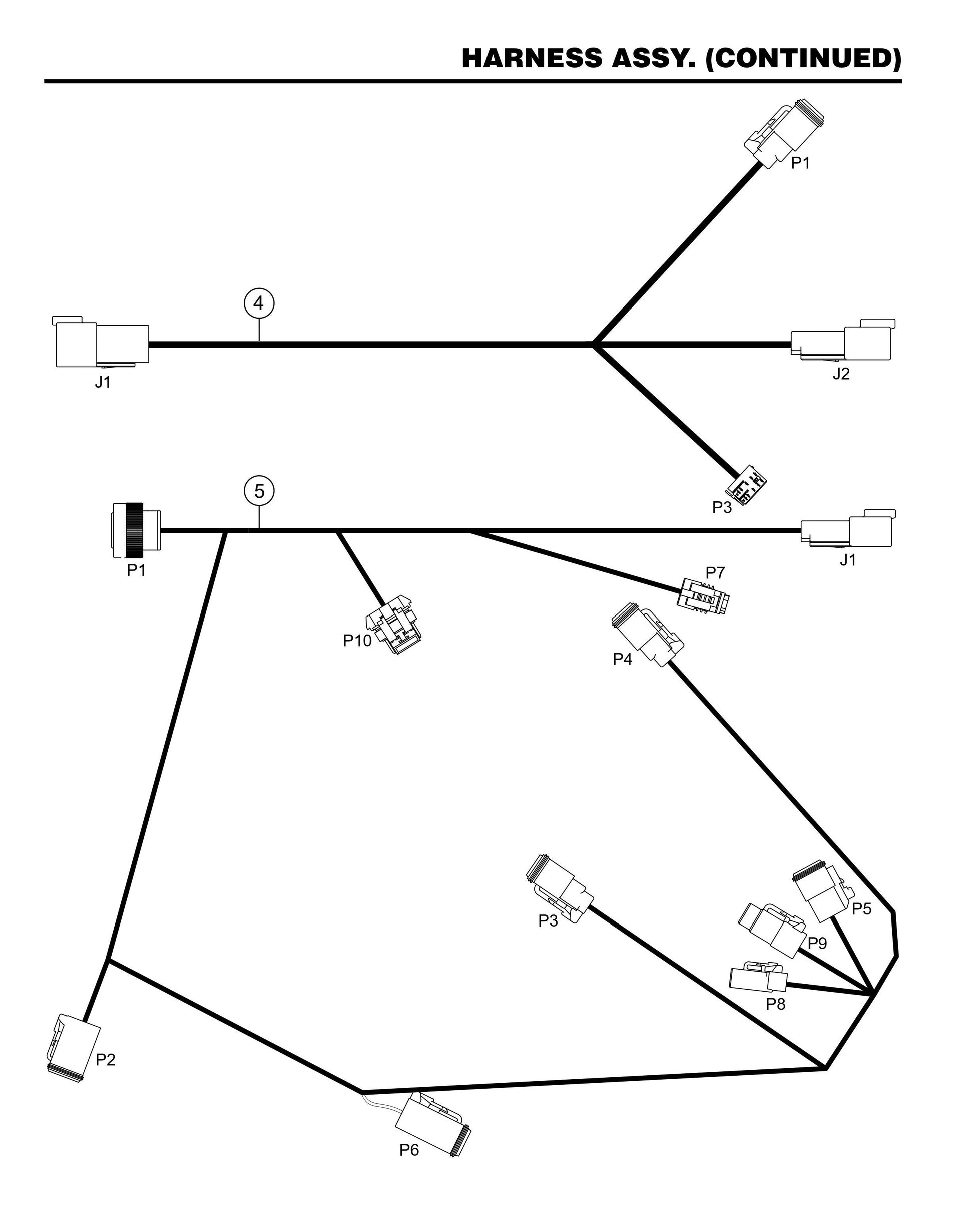 STXDF Harness Assembly (Continued) Fig 2
