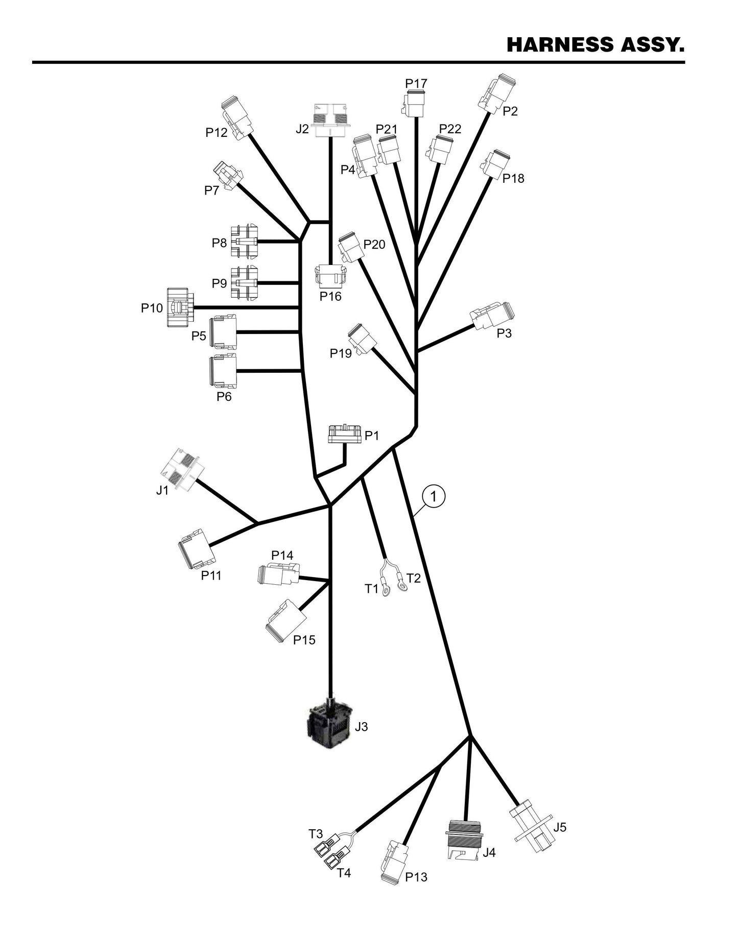 STXDF Harness Assembly