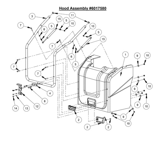 CC7574DD Hood Assembly