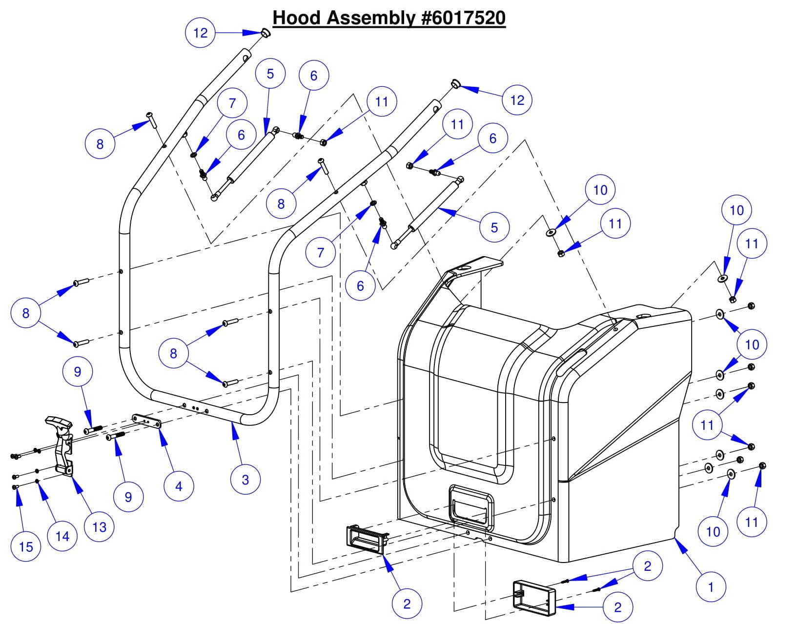 CC7574DK Hood Assembly