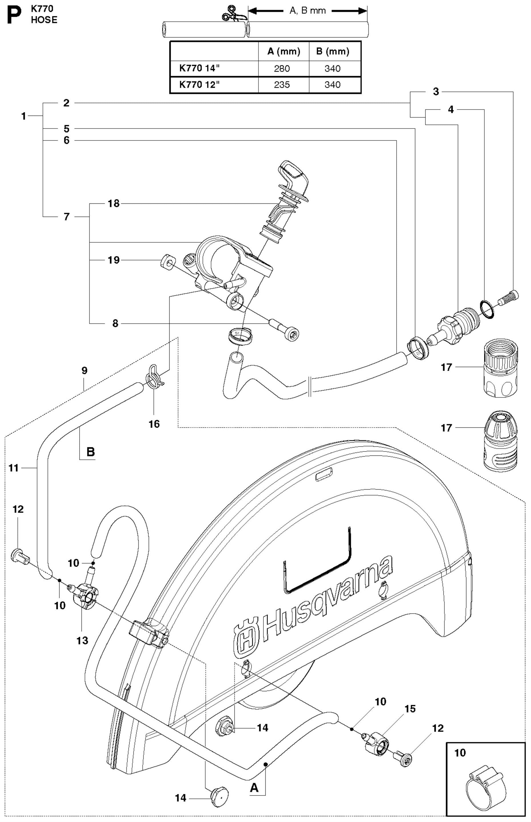 K770 Hose