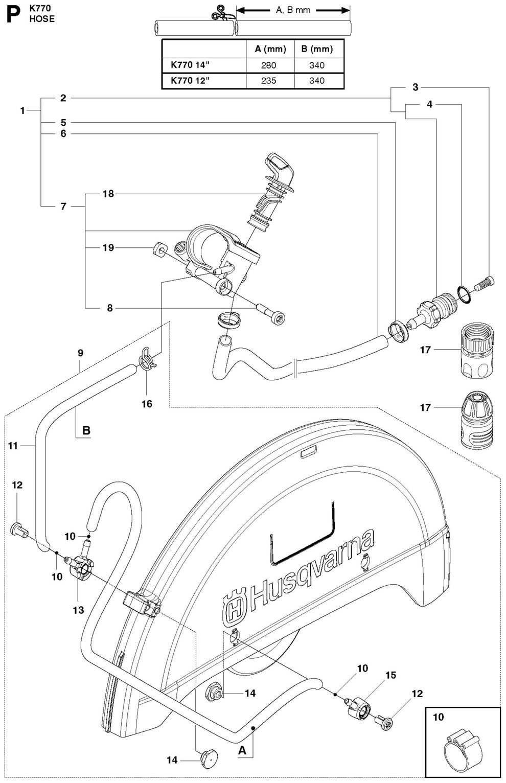 K770 Hose